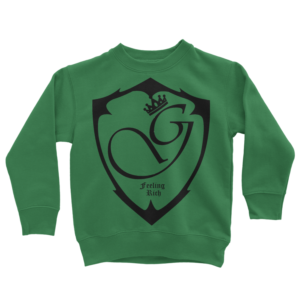 Feeling rich Classic Kids Sweatshirt
