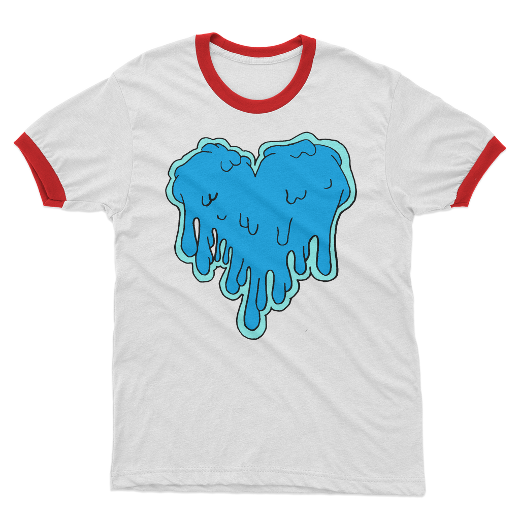 benzo heart Adult Ringer T-Shirt