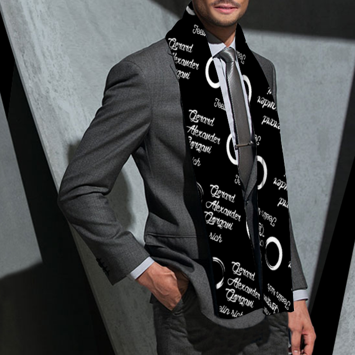 Gorgani Scarf Warm Breathable Velvet Scarf for Winter 63" x 10"