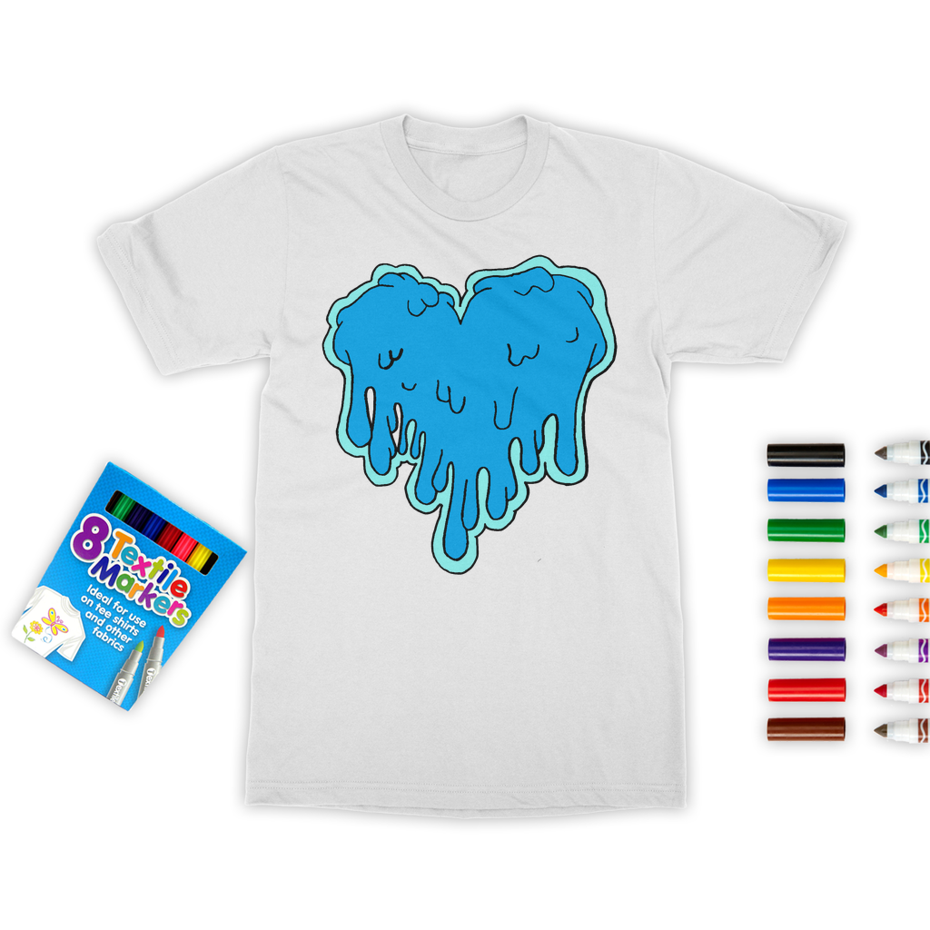 benzo heart Colouring T-Shirt