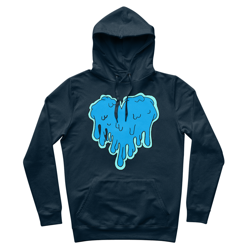 benzo heart 100% Organic Cotton Hoodie