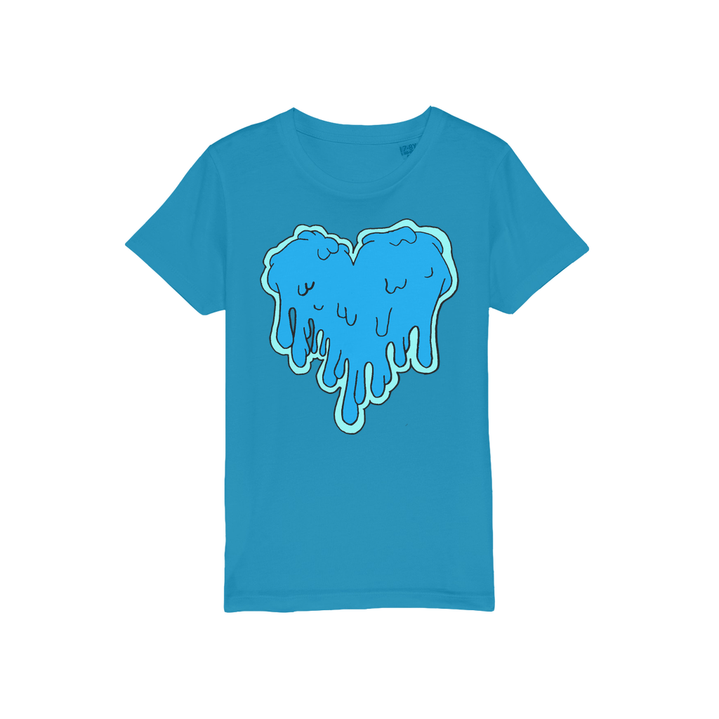 benzo heart Organic Jersey Kids T-Shirt
