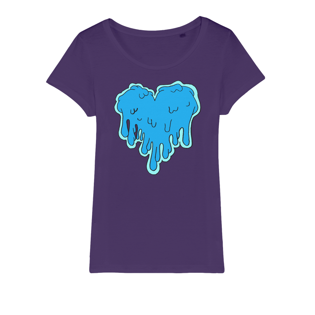 benzo heart Organic Jersey Womens T-Shirt
