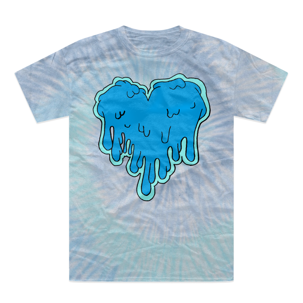 benzo heart Tie-Dye T-Shirt