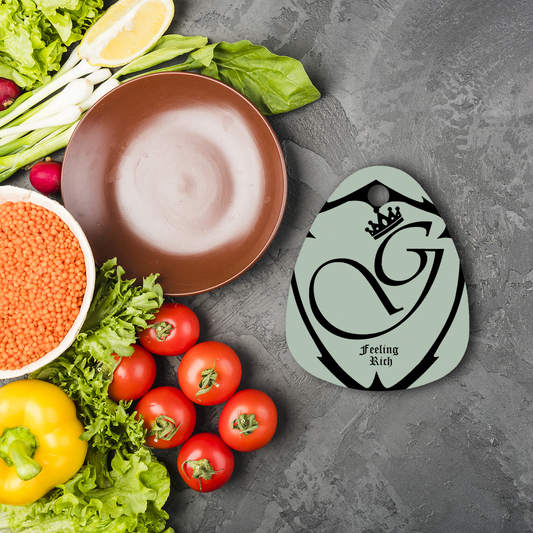 Feeling rich Sublimation Glass Cutting Board