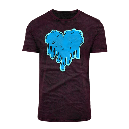 benzo heart Acid Washed T-Shirt