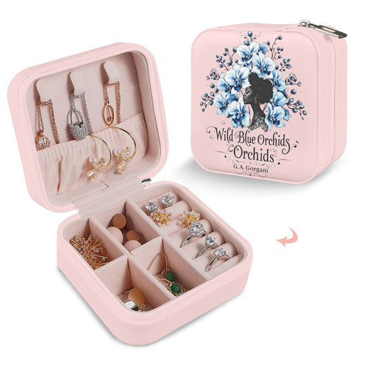 Gorgani Blue orchid jewely box