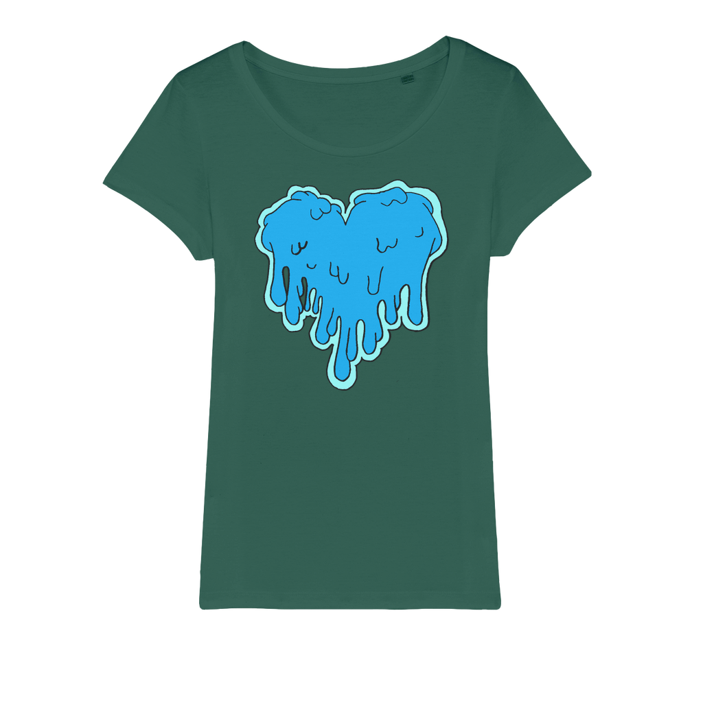 benzo heart Organic Jersey Womens T-Shirt