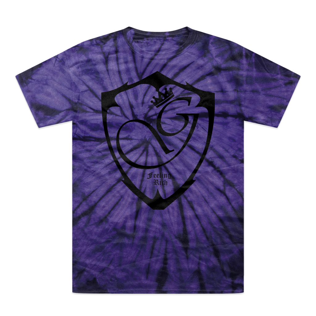 Feeling rich Tonal Spider Tie-Dye T-Shirt