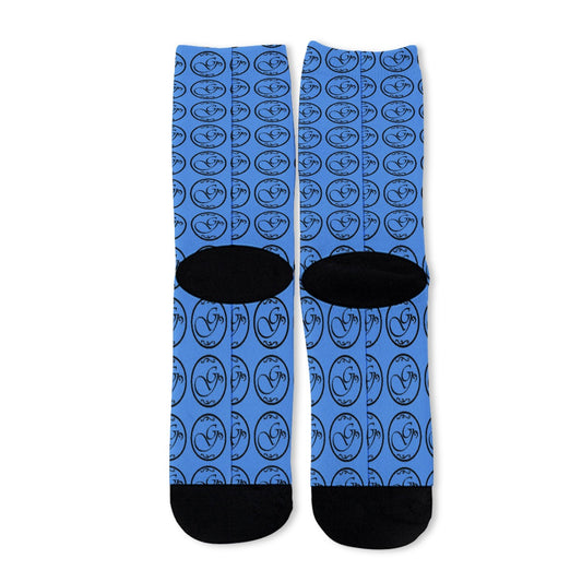 Unisex Long Socks lt blue