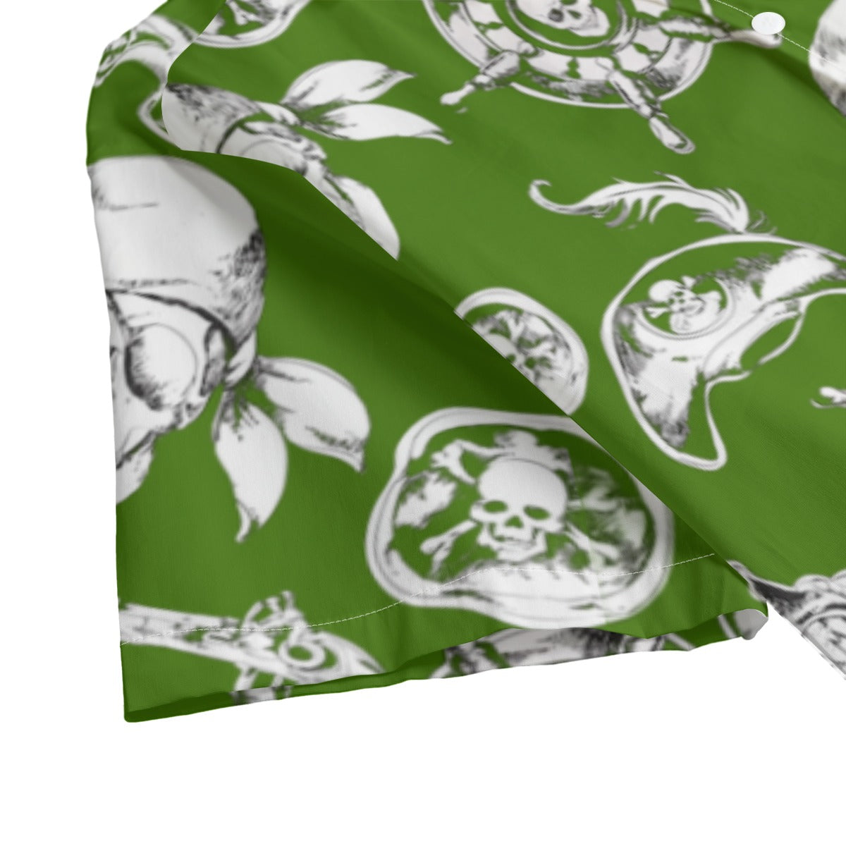 gorgani pirate Men's Hawaiian Shirt With Button Closure |115GSM Cotton poplin