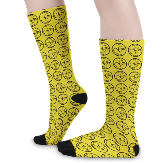 Unisex Long Socks yellow