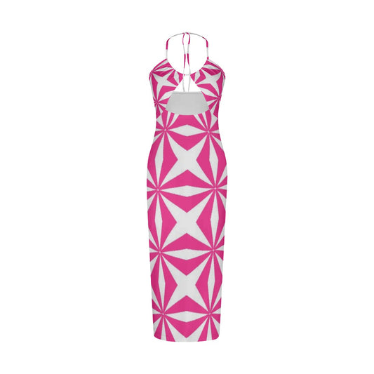 gorgani hot pink Women's Sexy Hollow Cami Dress