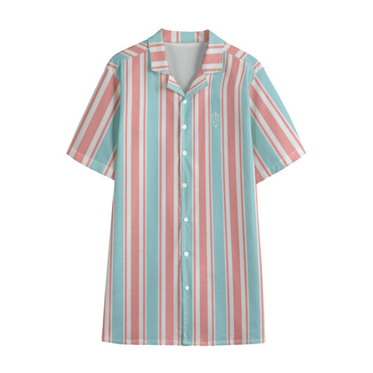 gorgani striped Men'scasual Shirt With Button Closure
