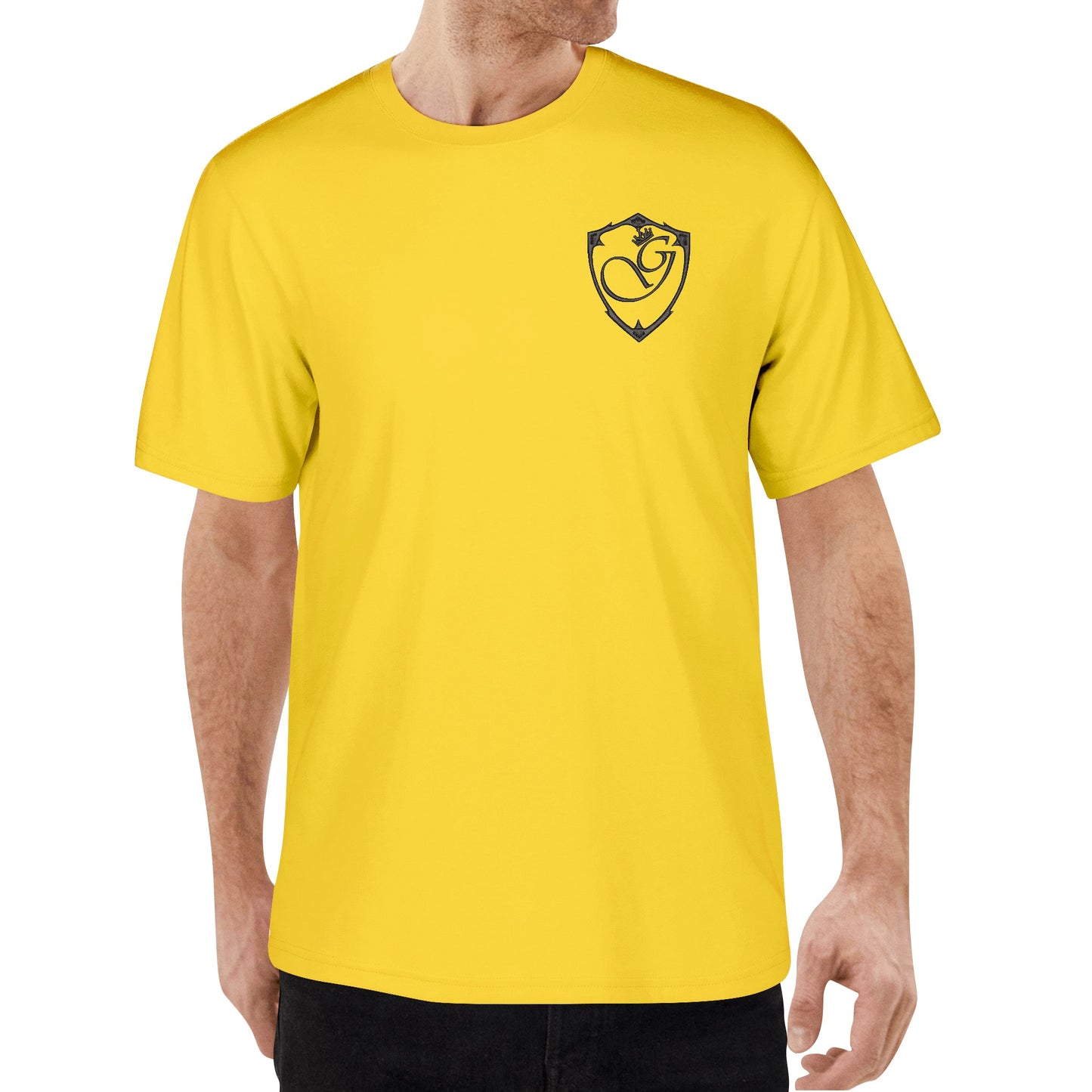 Gorgani Embroidered Mens Cotton T shirt (Chest Design)