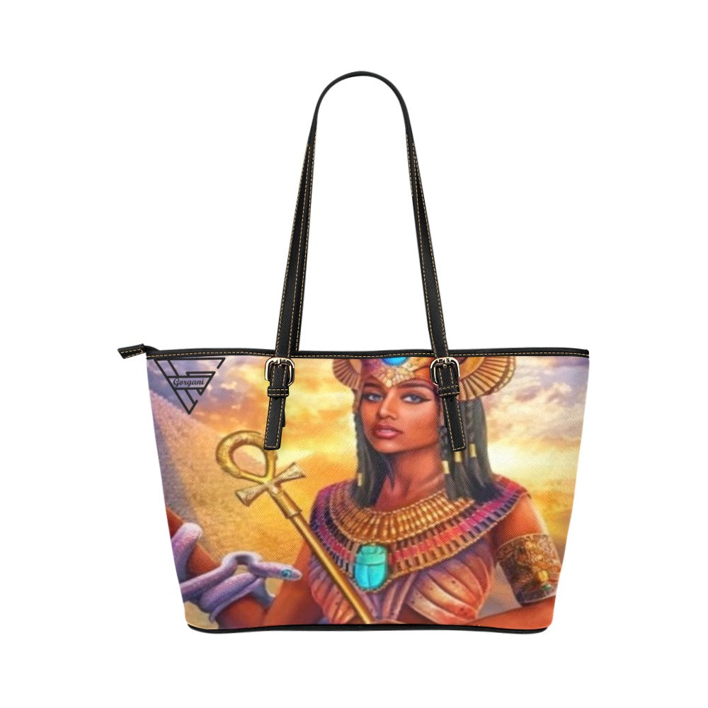 super gorgani gypt4 Leather Tote Bag (Model 1651) (Big)