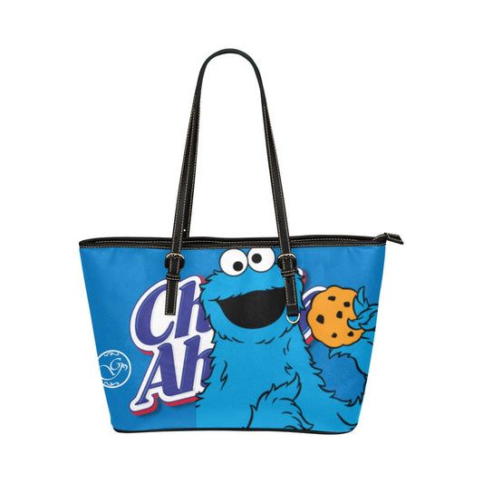 chips gorgani  Leather Tote Bag (Model 1651) (Big)