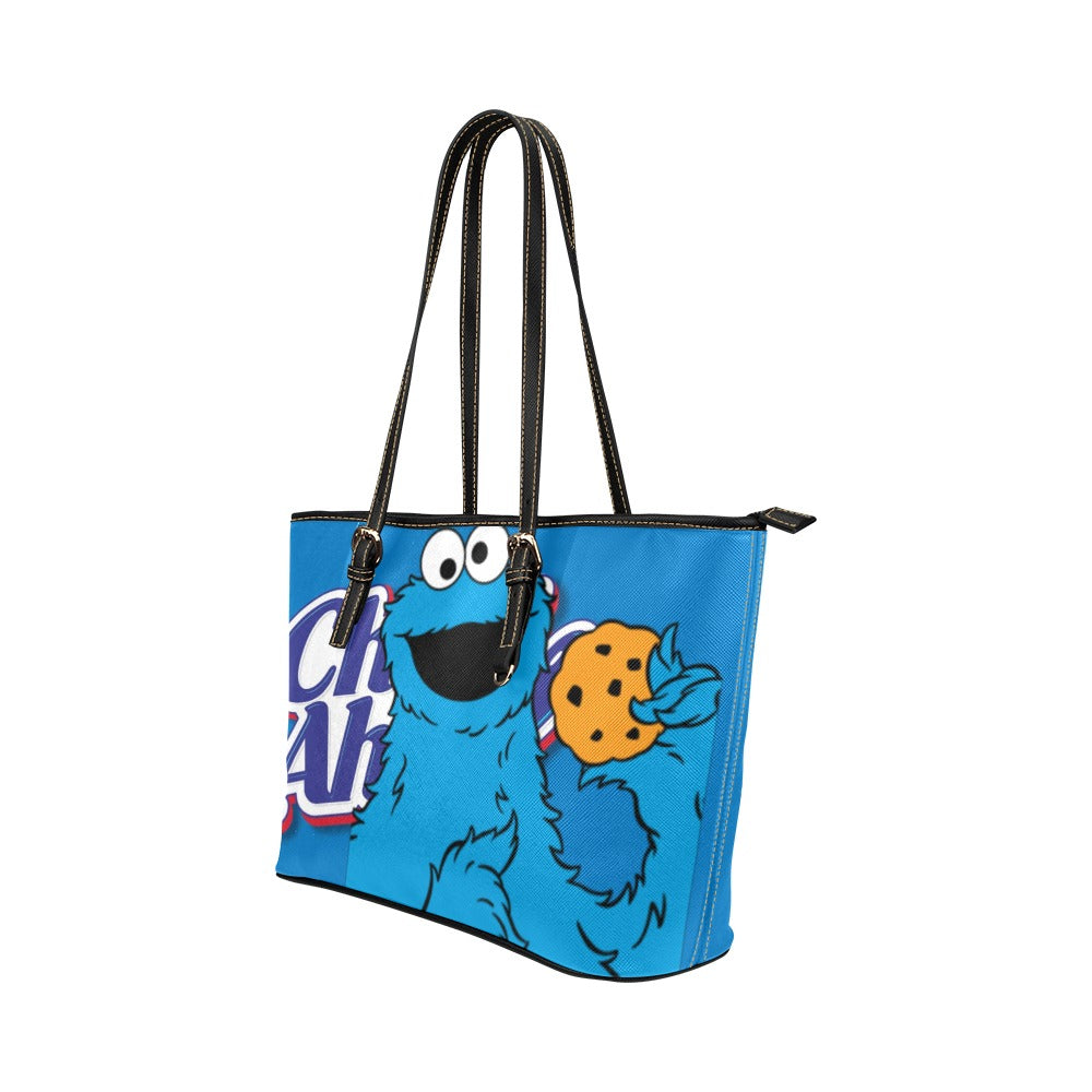 chips gorgani  Leather Tote Bag (Model 1651) (Big)