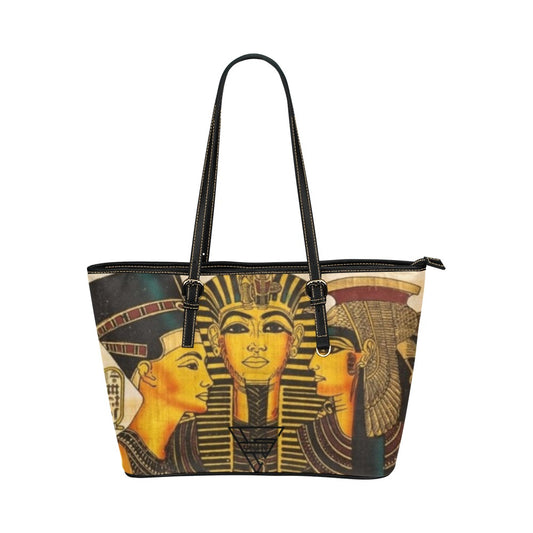 super gorgani gypt2 Leather Tote Bag (Model 1651) (Big)