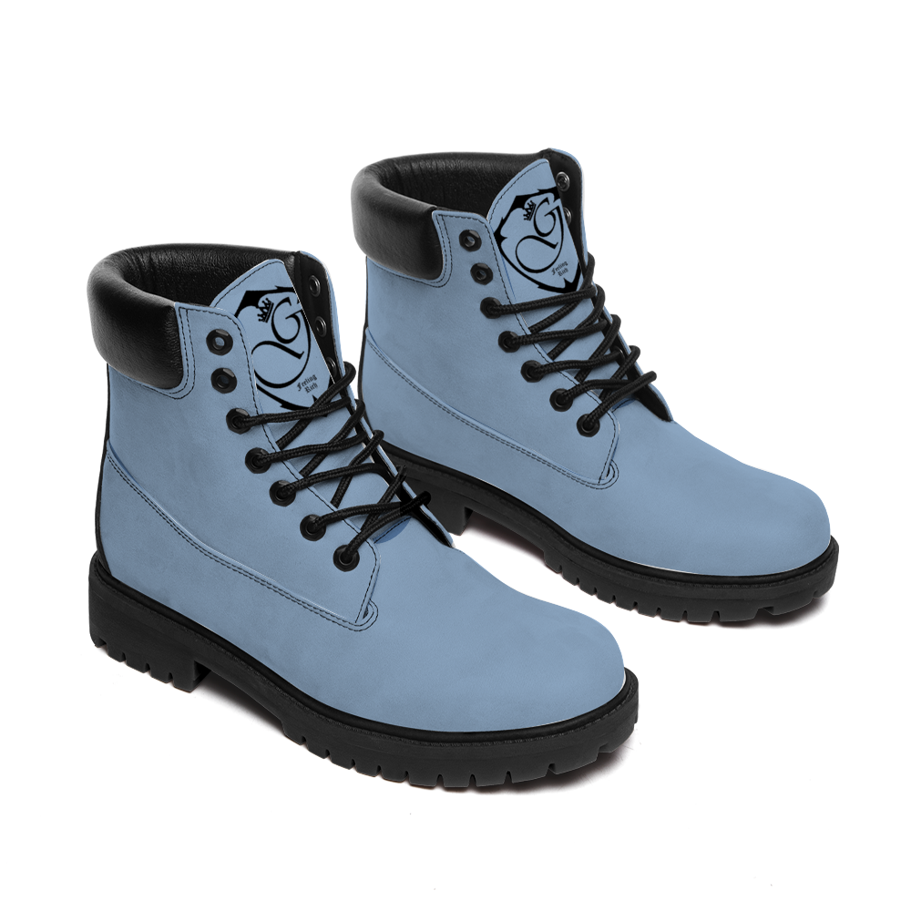 Gorgani Round Toe Boots Fashion Boots powder blue