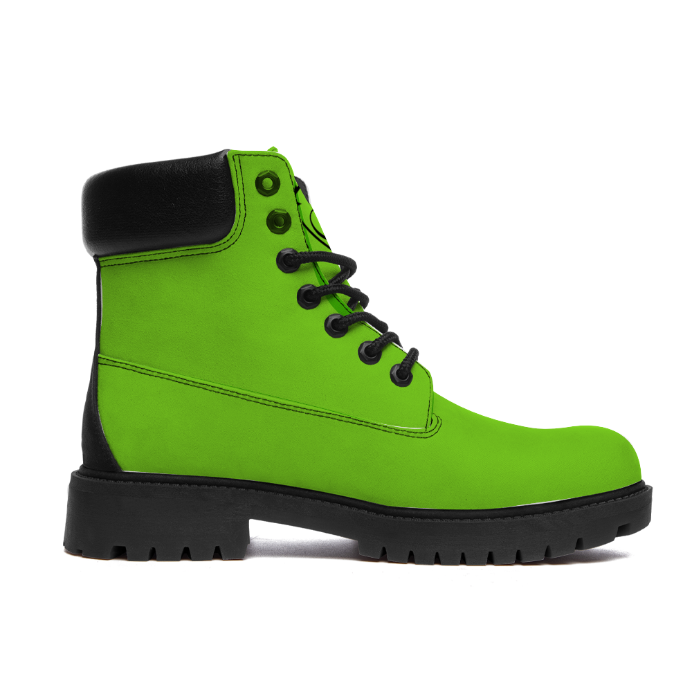 Gorgani Round Toe Boots Fashion Boots neon green