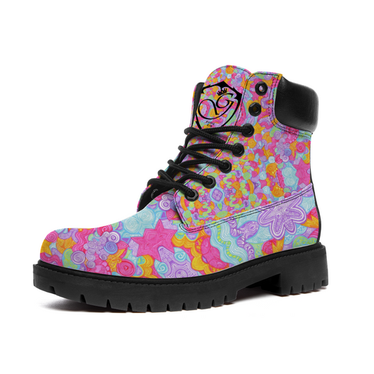 Gorgani Round Toe Boots Fashion Boots brit lite