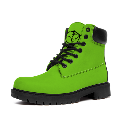 Gorgani Round Toe Boots Fashion Boots neon green