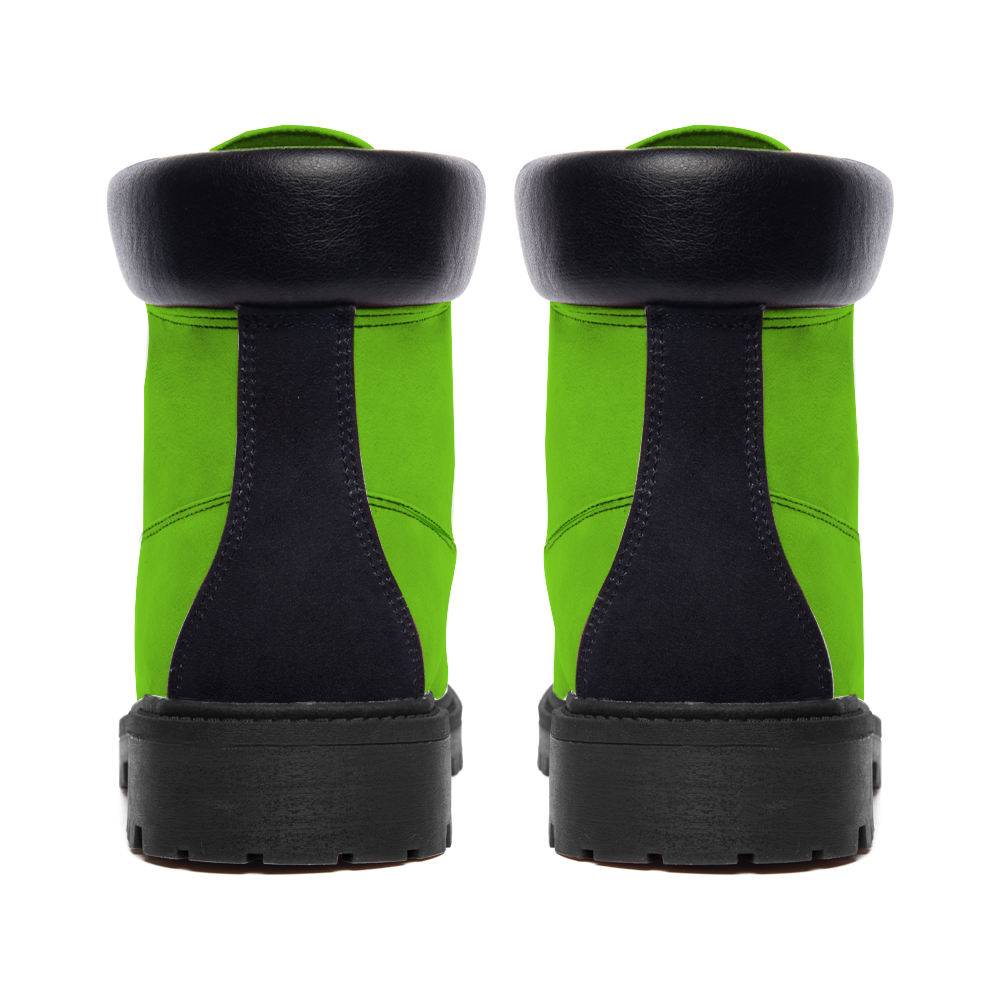 Gorgani Round Toe Boots Fashion Boots neon green