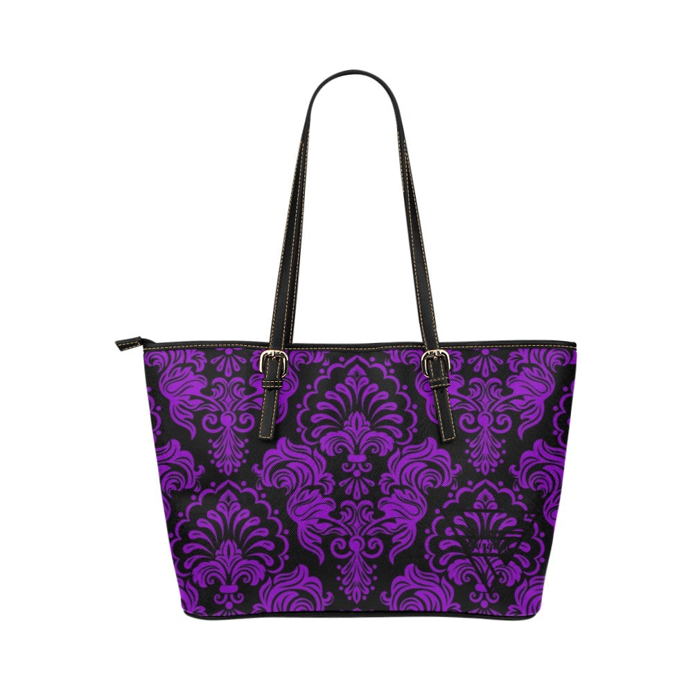 super gorgani pur Leather Tote Bag (Model 1651) (Big)