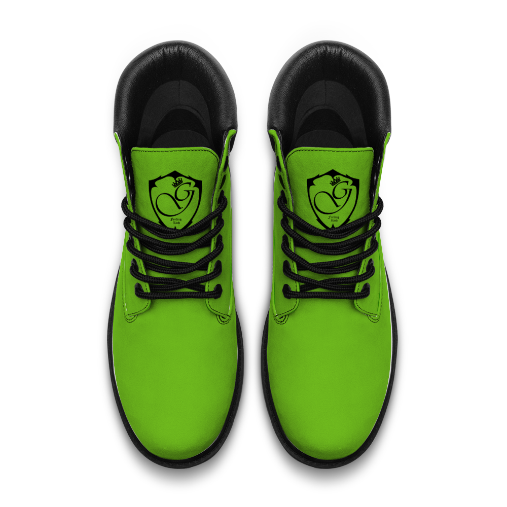 Gorgani Round Toe Boots Fashion Boots neon green