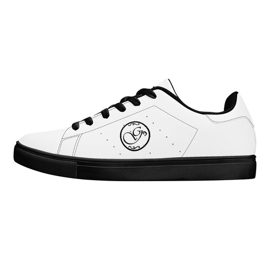 Gorgani  D27 Low-Top Sneakers - Black and white