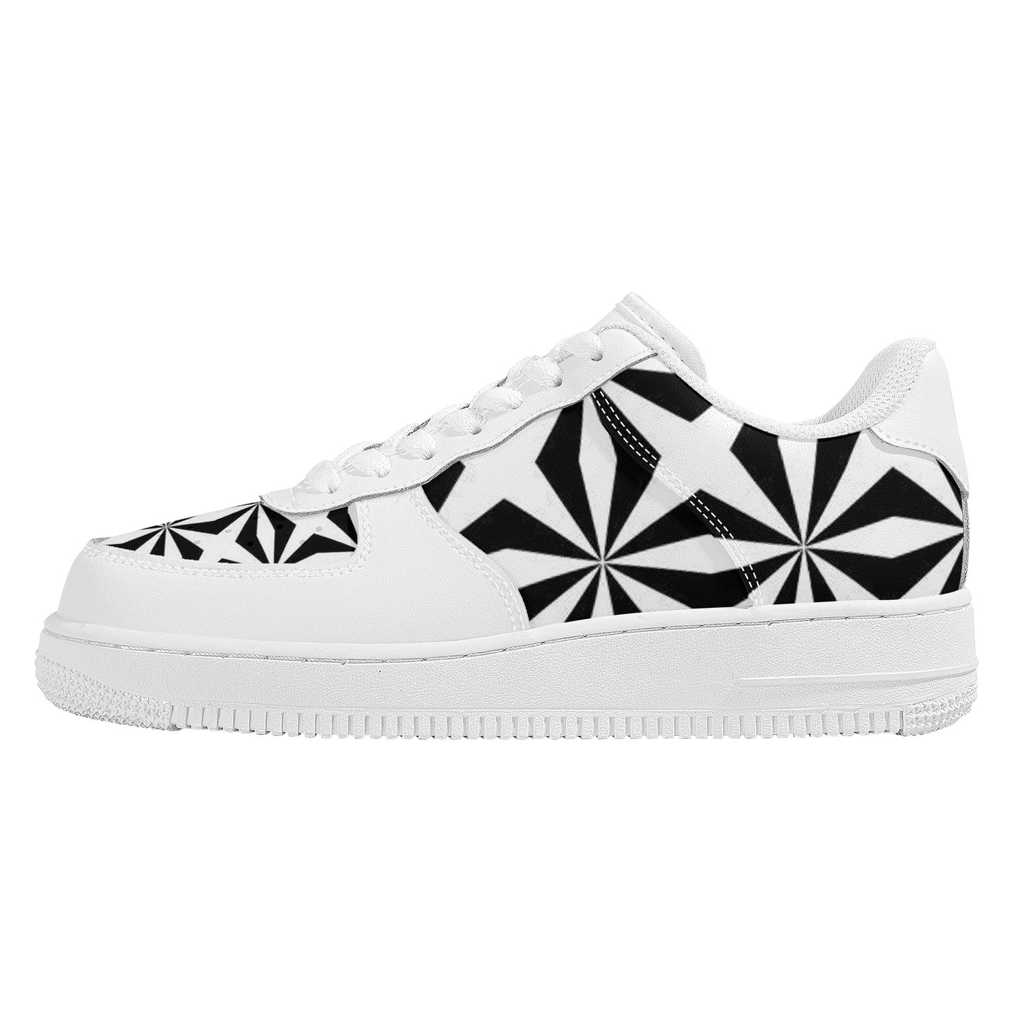 SF_F8 Low Top Unisex Sneaker gorgani b-n-w