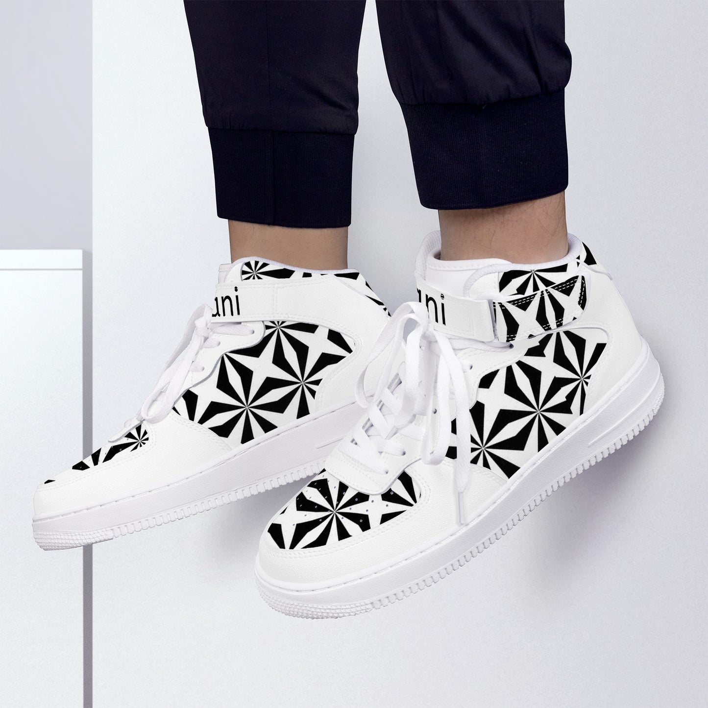 Copy of SF_F9 High Top Gorgani black and white  type 2