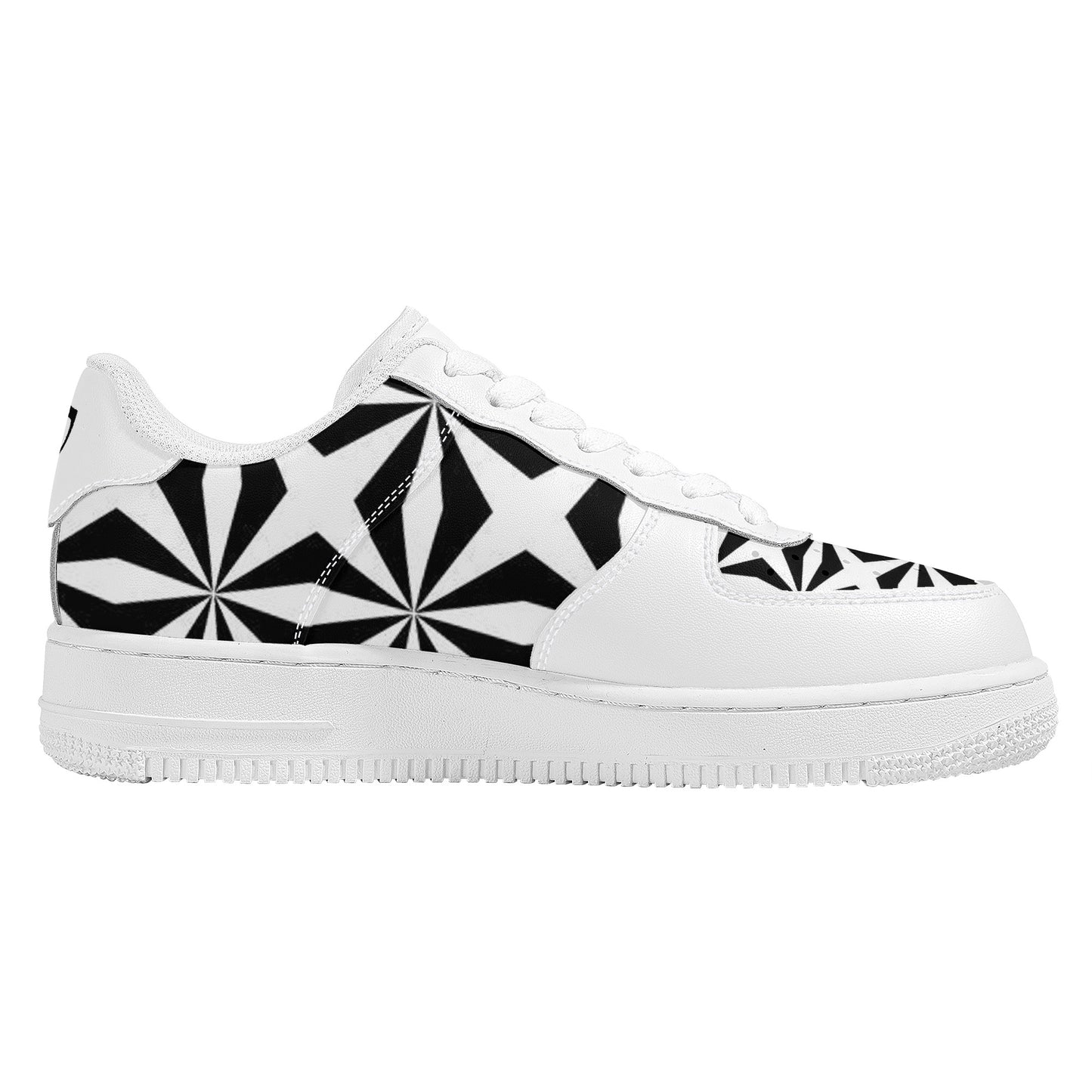 SF_F8 Low Top Unisex Sneaker gorgani b-n-w