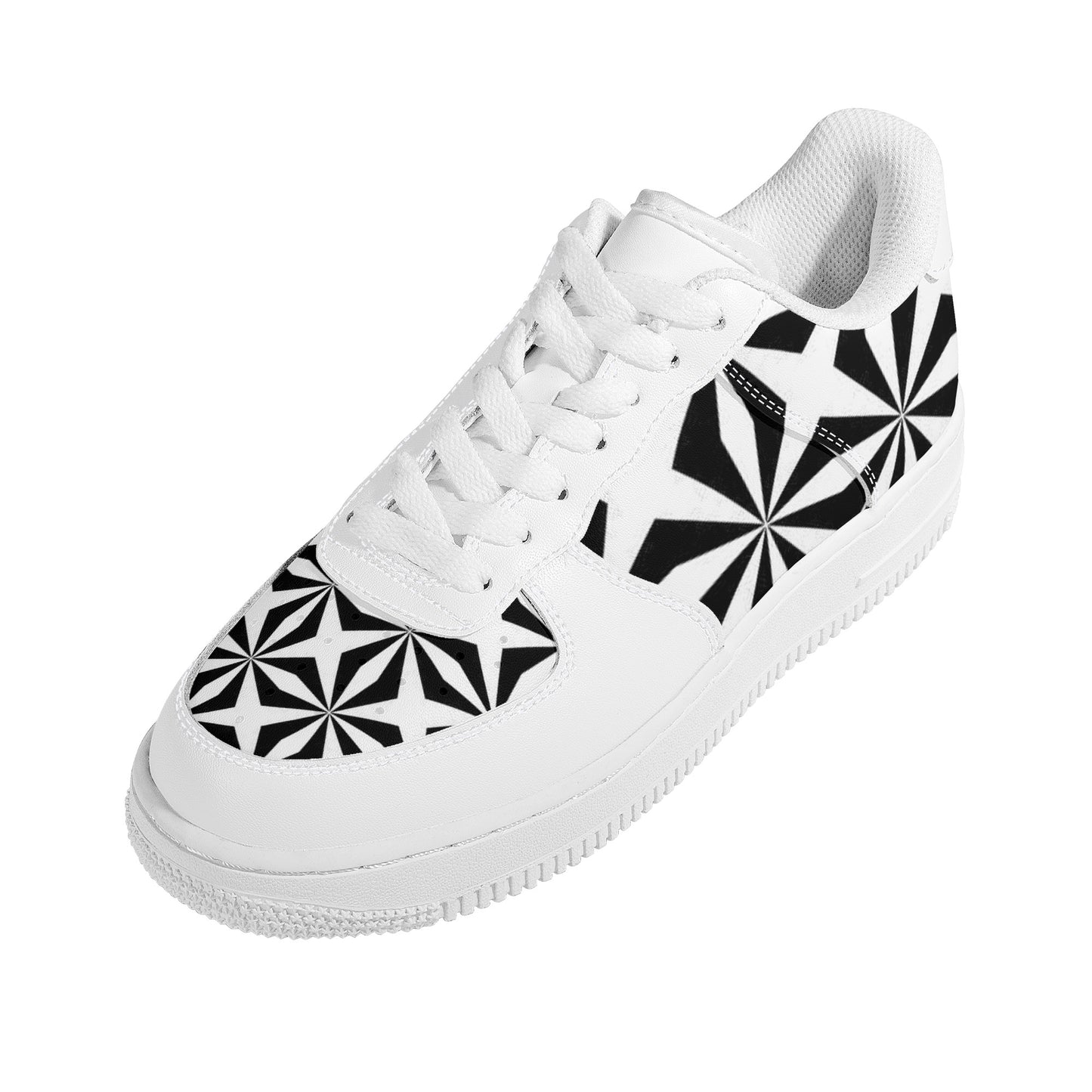 SF_F8 Low Top Unisex Sneaker gorgani b-n-w