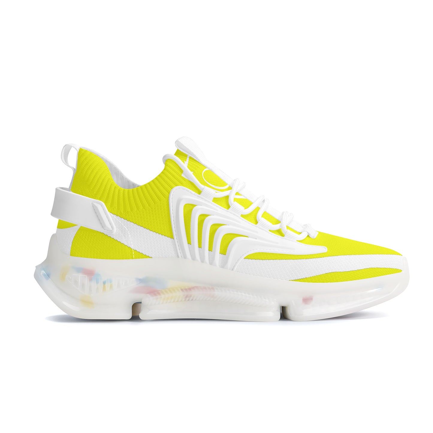 Air Max React Sneakers - White and yellow