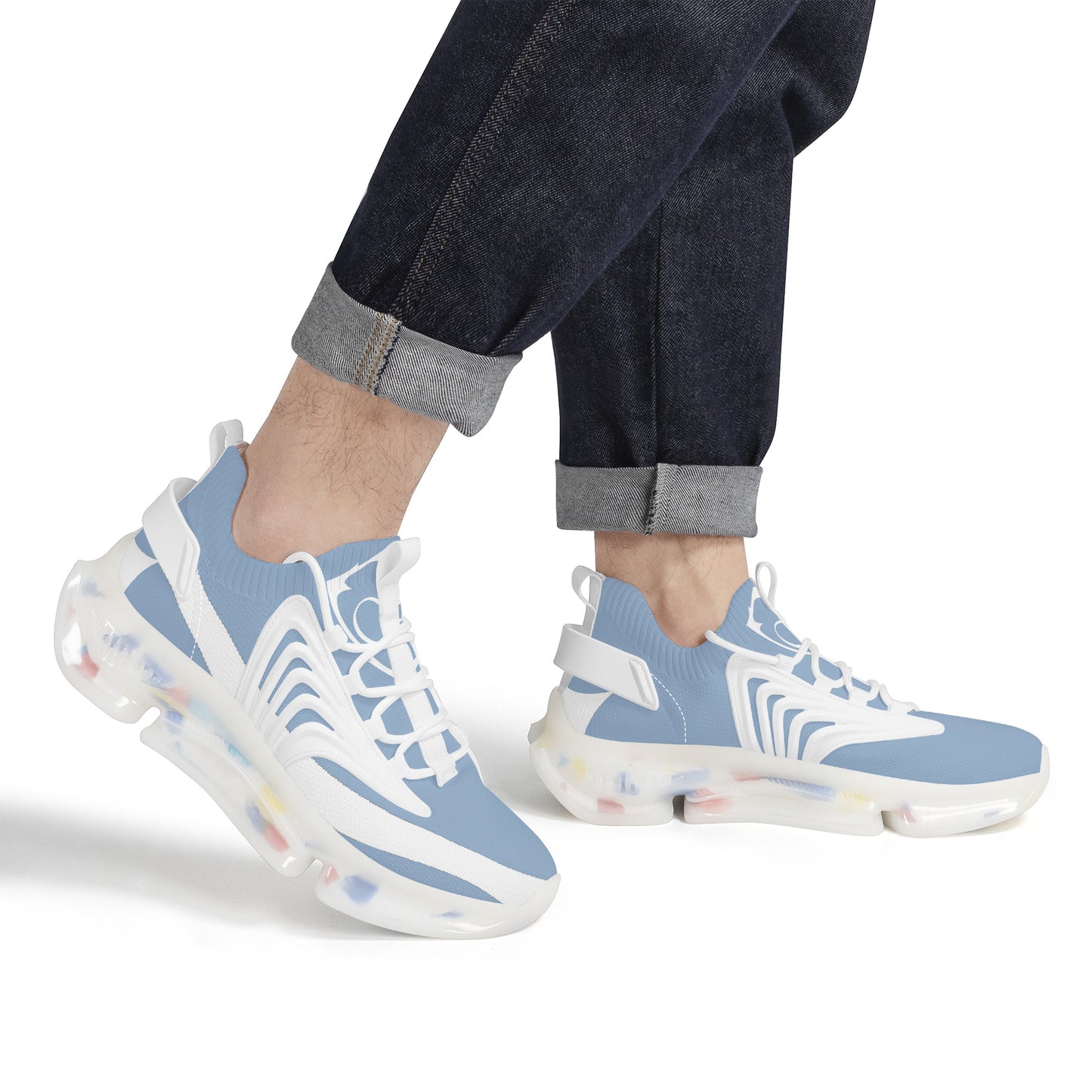 White and powder blue Gorgani