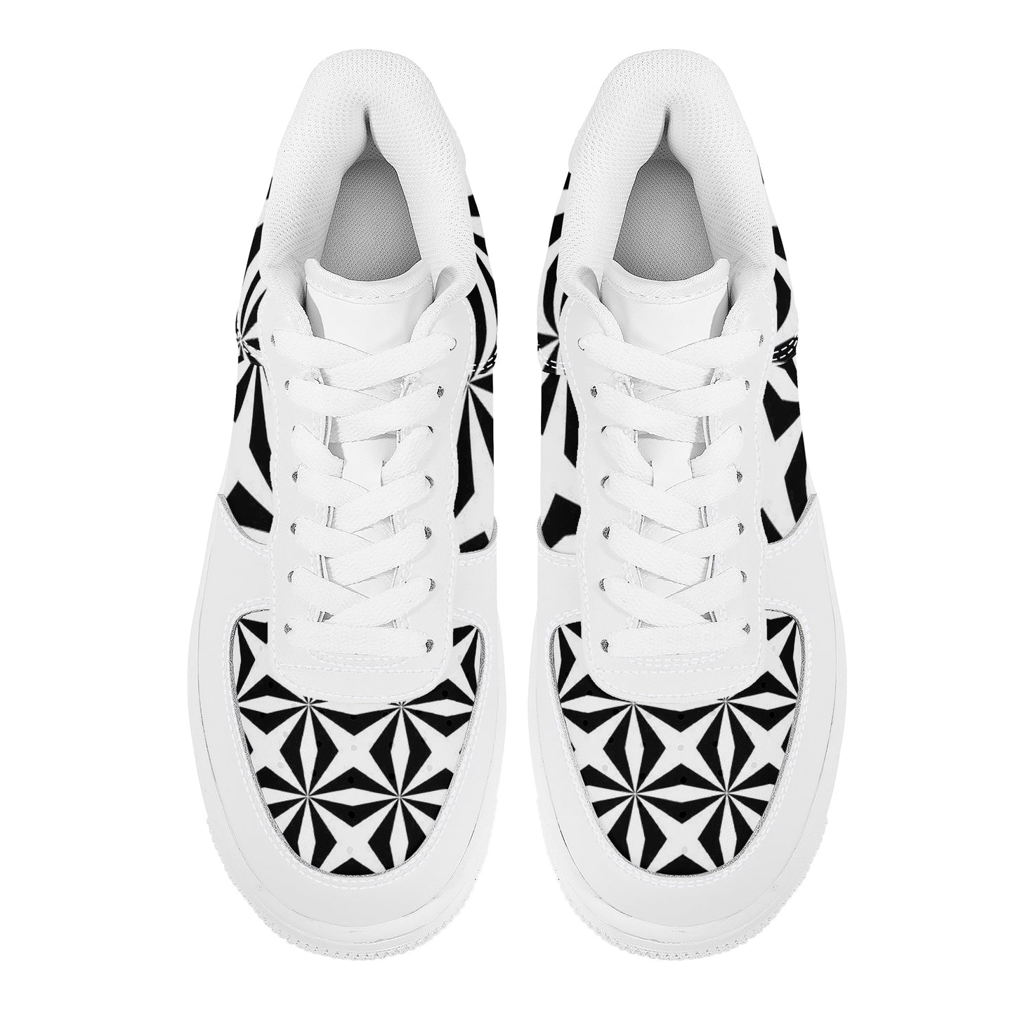 SF_F8 Low Top Unisex Sneaker gorgani b-n-w