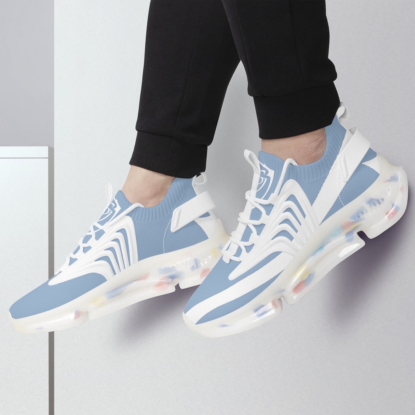 White and powder blue Gorgani