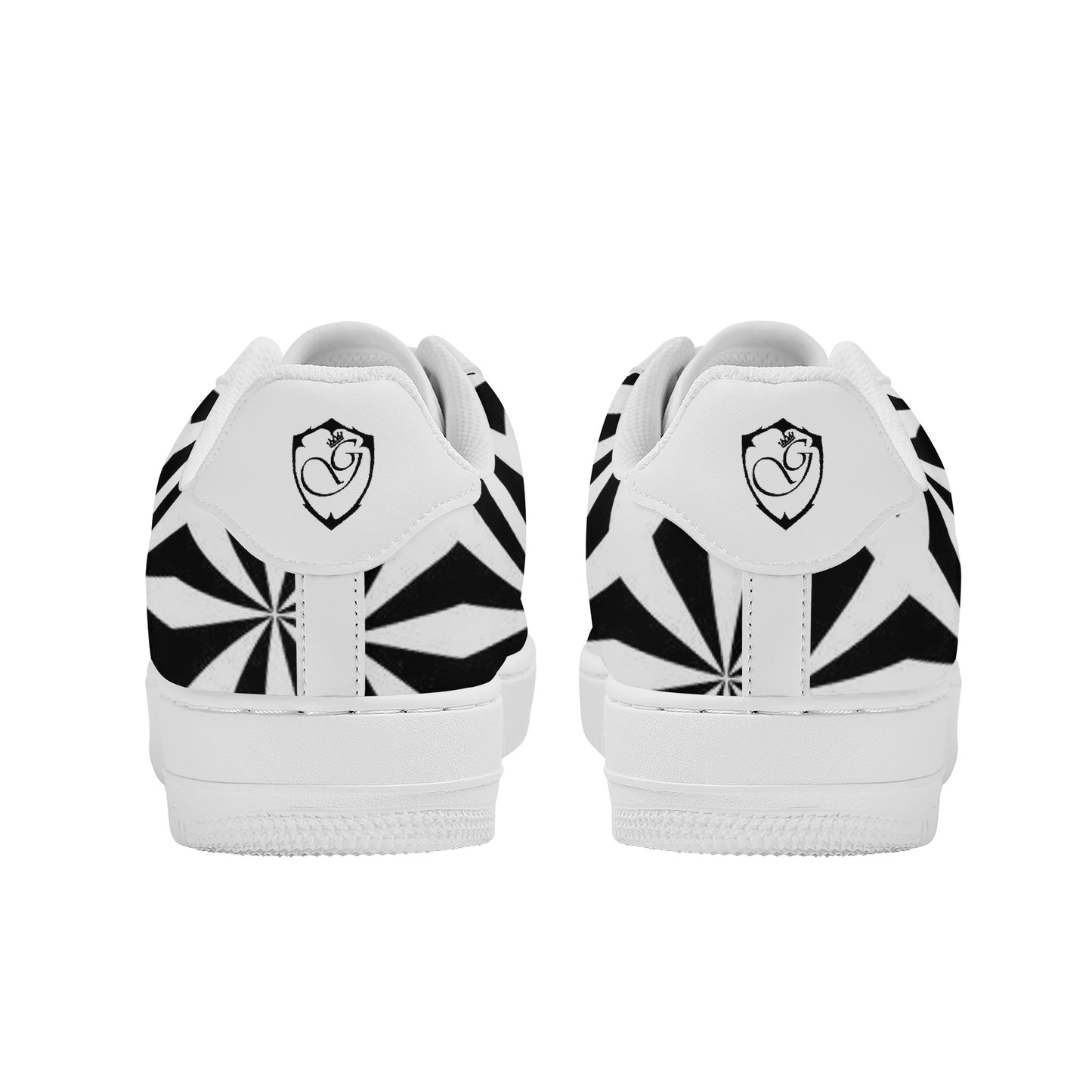 SF_F8 Low Top Unisex Sneaker gorgani b-n-w