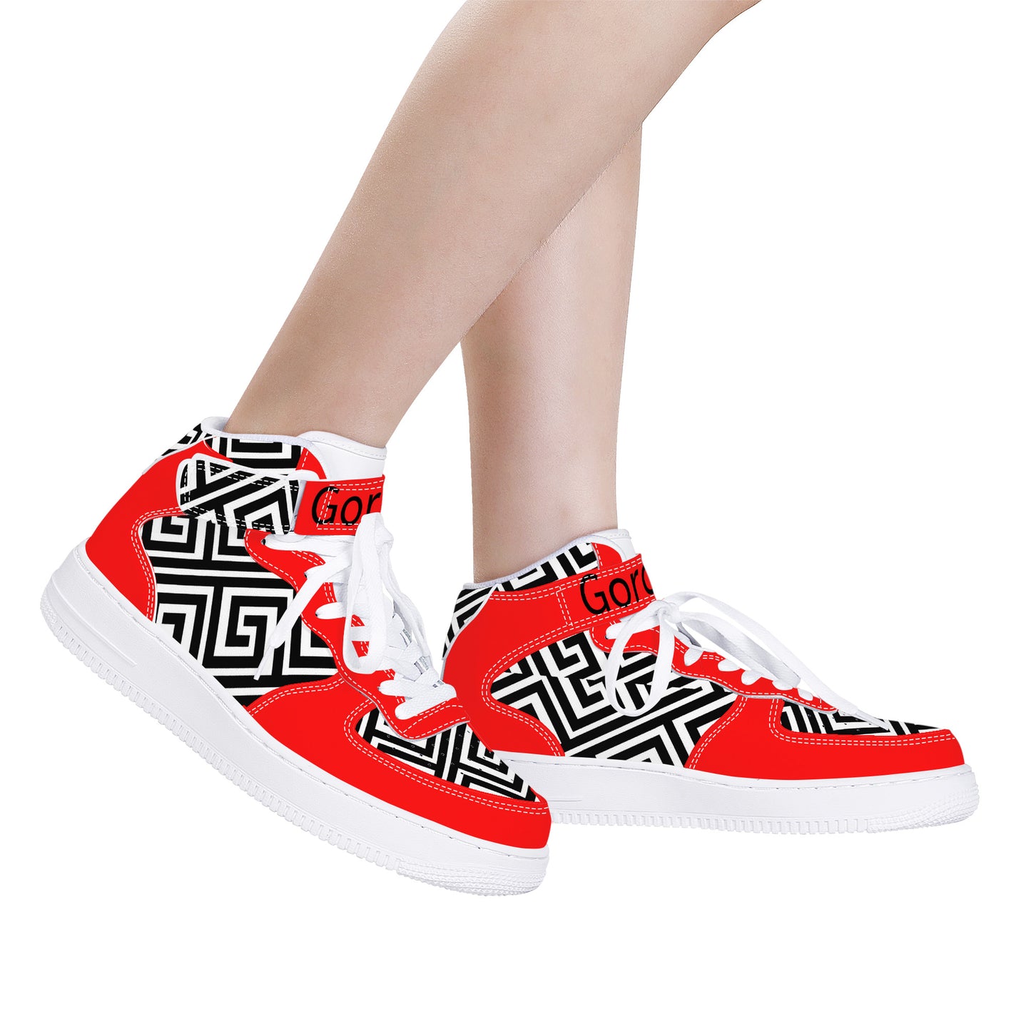 SF_F9 High Top Gorgani black and red