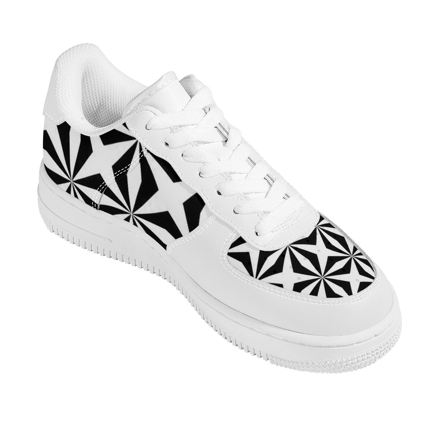 SF_F8 Low Top Unisex Sneaker gorgani b-n-w