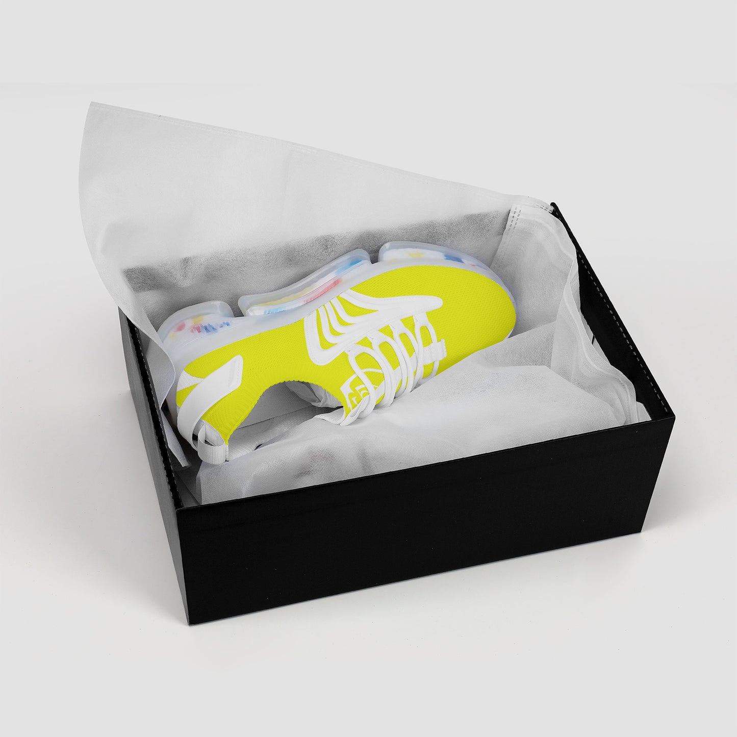 Air Max React Sneakers - White and yellow