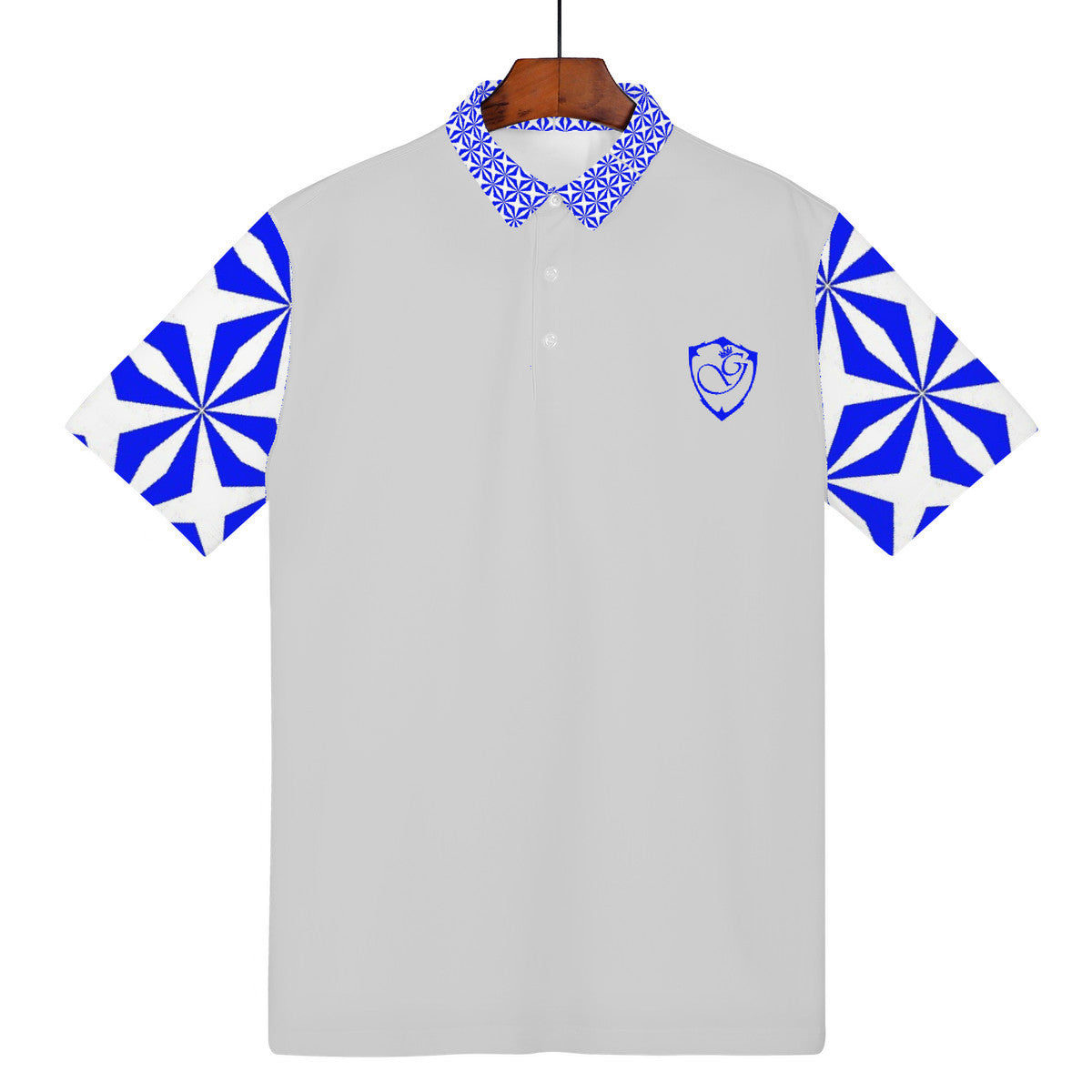 gorgani gami Polo Shirt blue and lt grey