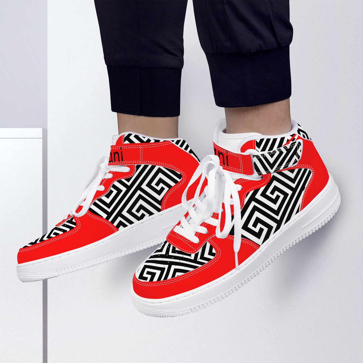 SF_F9 High Top Gorgani black and red