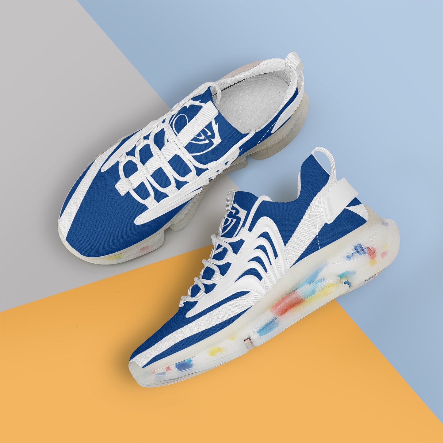 White and blue gorgani