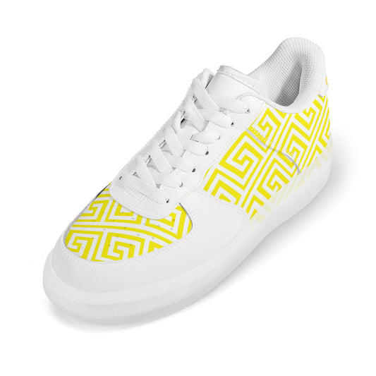 Gorgani  Transparent Low Top Leather Shoes