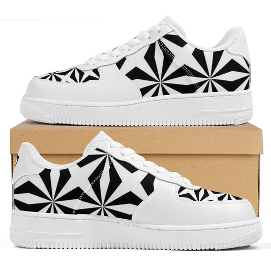 SF_F8 Low Top Unisex Sneaker gorgani b-n-w