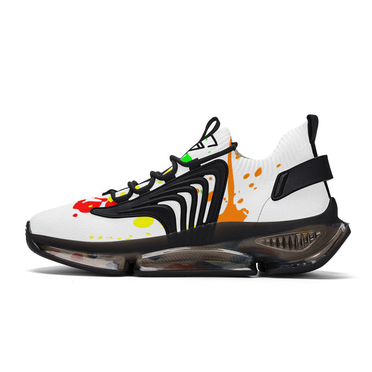 Gorgani SF_S36 Air Max React Sneakers - Black splash paint