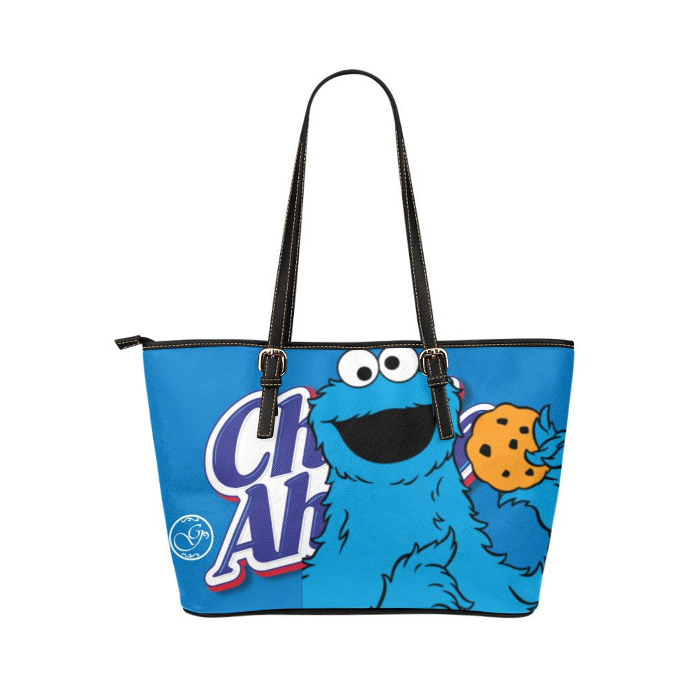 chips gorgani  Leather Tote Bag (Model 1651) (Big)